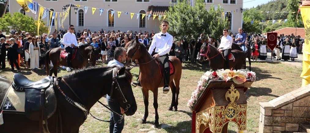Άγιος Γεώργιος: Στους Γόννους της Λάρισας έγινε πάνω σε άλογα η περιφορά (εικόνες) 