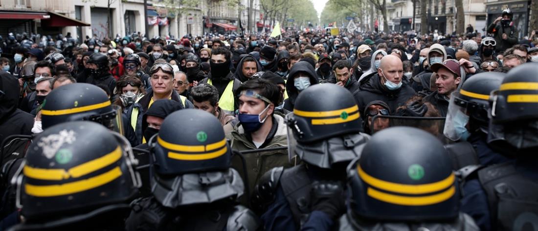 Πρωτομαγιά: Σφοδρές συγκρούσεις στο Παρίσι (βίντεο)