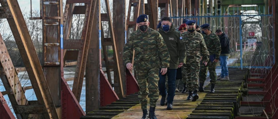 Έβρος: Ο Χαρδαλιάς επιθεώρησε τα μέτρα επιτήρησης στα σύνορα (εικόνες)