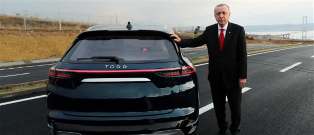 Test drive του Ερντογάν στο νέο ηλεκτρικό αυτοκίνητο της Τουρκίας (βίντεο)