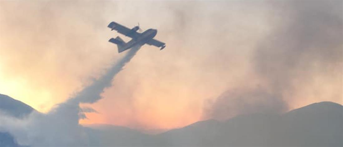 Φωτιά στην Κεφαλονιά: Εντολή εκκένωσης οικισμού (βίντεο)