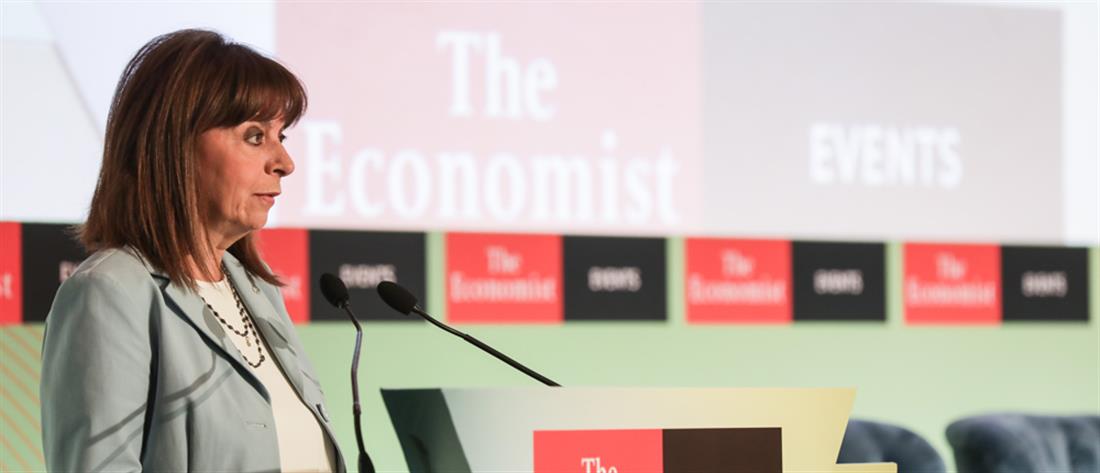 Economist - Σακελλαροπούλου για κλιματική αλλαγή: ανάγκη για υπερεθνικές δράσεις