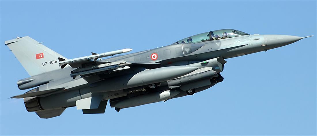 Υπέρπτηση τουρκικών F-16 πάνω από το Καστελόριζο
