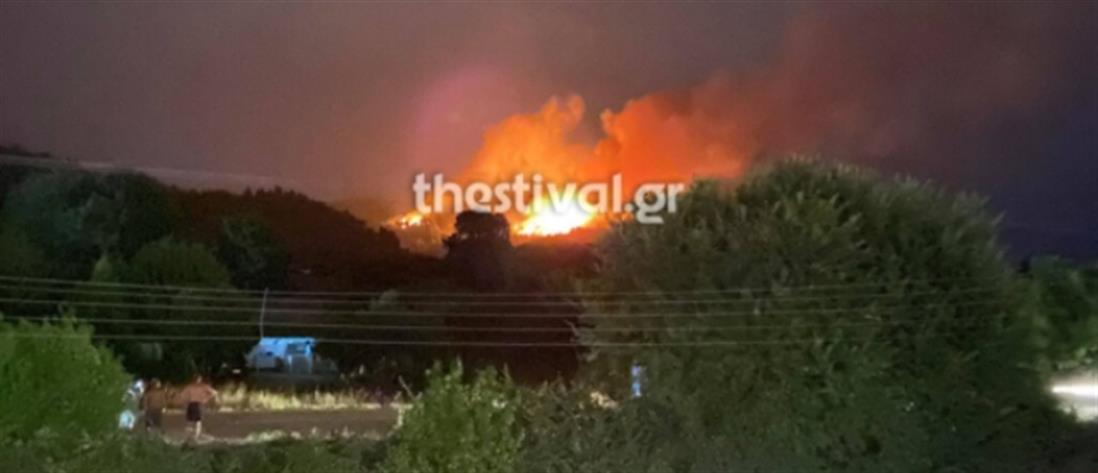 Χαλκιδική: Φωτιές από κεραυνούς σε Κασσάνδρα και Σιθωνία (βίντεο)