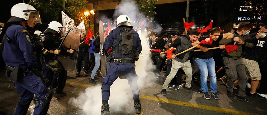 Αθήνα: Επεισόδια στην πορεία κατά των αυξήσεων στο ηλεκτρικό ρεύμα (εικόνες)
