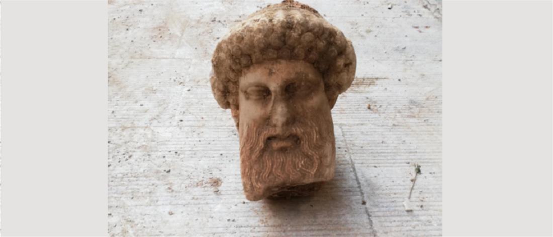 Υπουργείο Πολιτισμού: κεφαλή του 4ου π.Χ. αιώνα η αποκάλυψη στην Αιόλου