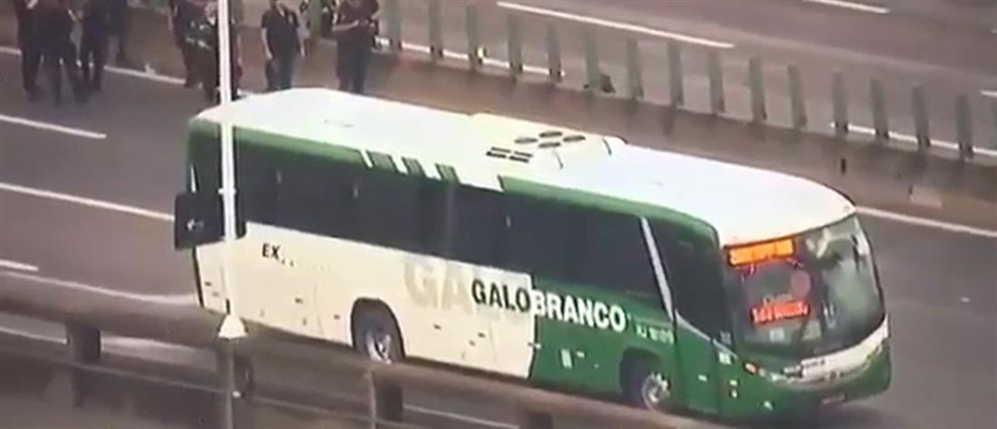 Ομηρία σε λεωφορείο στο Ρίο ντε Τζανέιρο (βίντεο)
