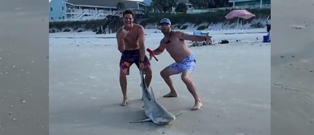 Φλόριντα: άνδρες σκοτώνουν με μαχαίρι καρχαρία (βίντεο)