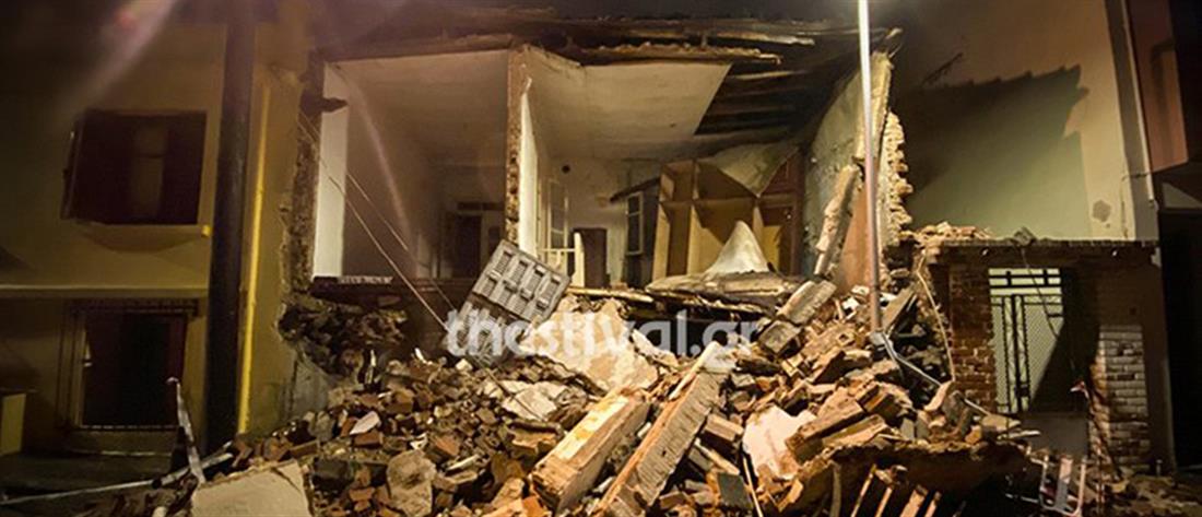 Θεσσαλονίκη: κατάρρευση σπιτιού λόγω κακοκαιρίας