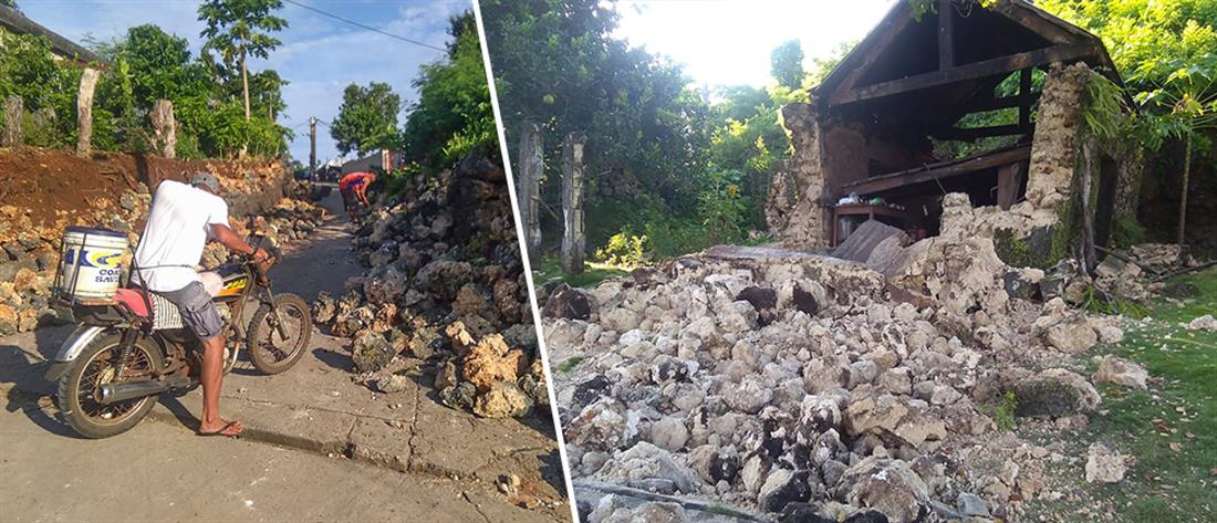 Νεκροί και καταστροφές από δυο σεισμούς στις Φιλιππίνες (εικόνες)