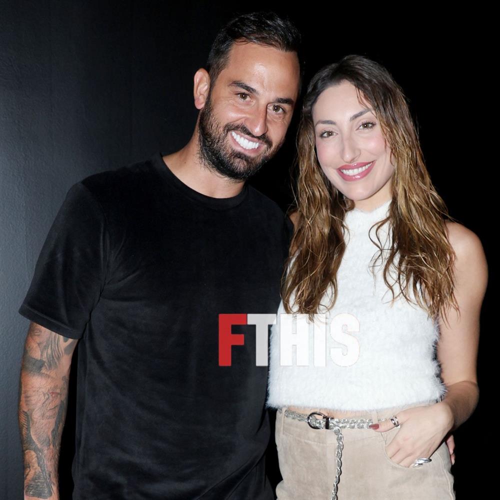 Άρης Σοϊλέδης & Μαριλίνα Κυπαρίσση: Αγκαλιασμένοι στη νέα τους βραδινή εμφάνιση (Φωτογραφίες)