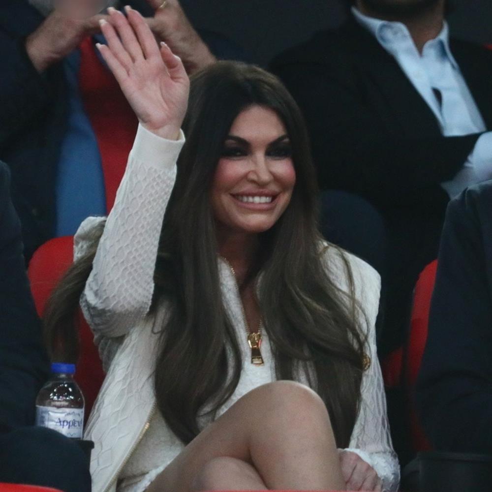 Κίμπερλι Γκιλφόιλ: Στο ΣΕΦ για τον αγώνα Ολυμπιακός - Ζαλγκίρις (Φωτογραφίες)