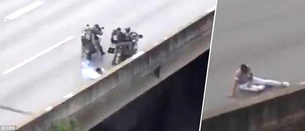 Βίντεο – σοκ: διαδηλωτής στην Βενεζουέλα πέφτει νεκρός από δακρυγόνο