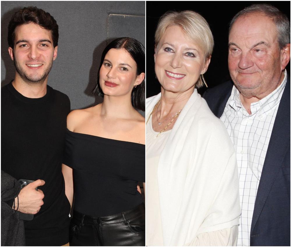 Κώστας Καραμανλής & Νατάσα Παζαΐτη: Στο θέατρο του Κολλεγίου Αθηνών για να δουν τα δίδυμα παιδιά τους