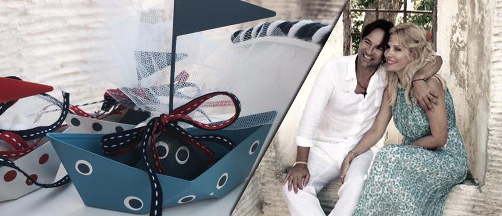 Μενεγάκη-Ματέο βάφτισαν την κόρη τους στην Άνδρο (φωτό)