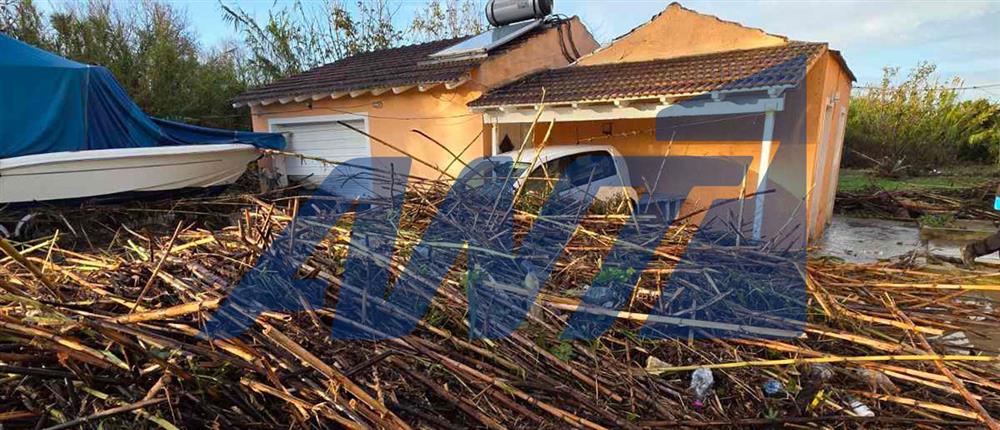 Κακοκαιρία – Κέρκυρα: Εκτεταμένες καταστροφές στα βόρεια του νησιού (εικόνες)