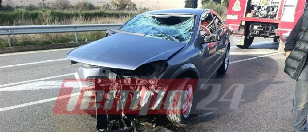 Αχαΐα: ΙΧ καρφώθηκε σε προστατευτικά κιγκλιδώματα - Στο νοσοκομείο ο οδηγός