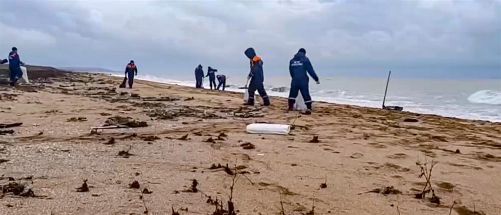 Ρωσία - Πετρελαιοκηλίδα Ρωσία - Πετρελαιοκηλίδα