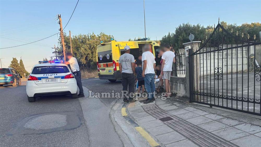 Λαμία - τροχαίο - εγκατάλειψη