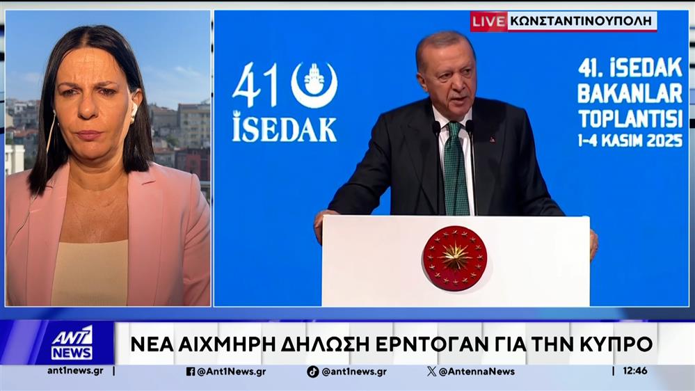 Ερντογάν: «Η Κύπρος μπαίνει στο ιμπεριαλιστικό παιχνίδι – Μόνη λύση τα δύο κράτη»
