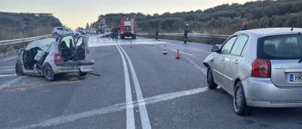 Ηράκλειο: Σοκάρουν οι εικόνες του τροχαίου δυστυχήματος