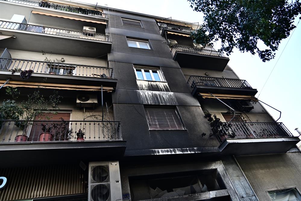 Εξάρχεια - Πολυκατοικία - επεισόδια