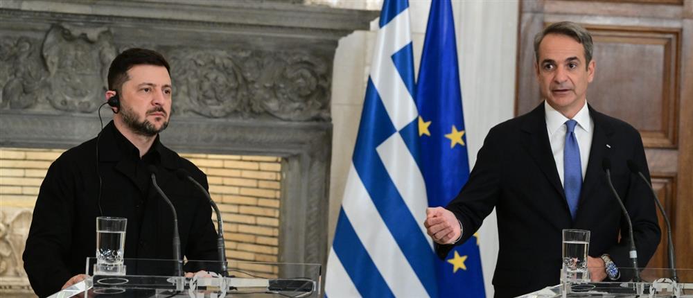 Μητσοτάκης – Ζελένσκι: Οι τελευταίες εξελίξεις στην Ουκρανία στο επίκεντρο της συνάντησης – Οι κοινές δηλώσεις των δύο ηγετών