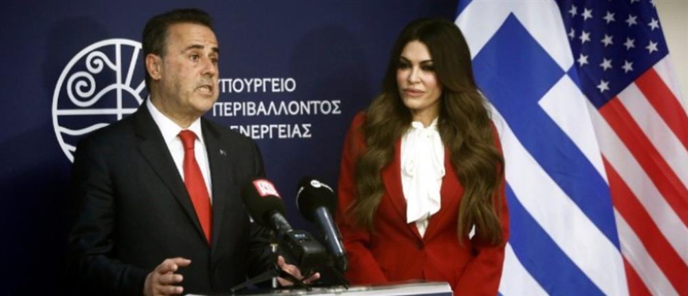 Συνάντηση της Κίμπερλι Γκίλφοϊλ με τον υπουργό Ενέργειας, Σταύρο Παπασταύρου