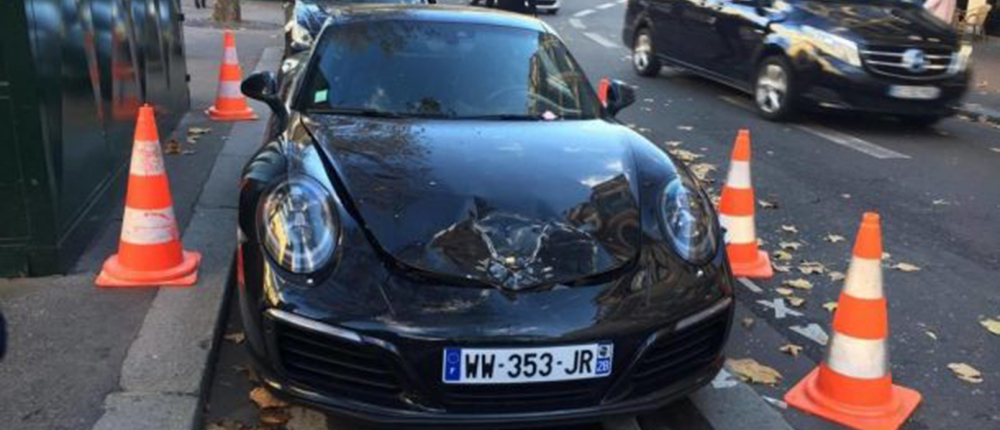 Porsche - ανατίναξη - αστυνομία - Παρίσι - πιάτσα ταξί