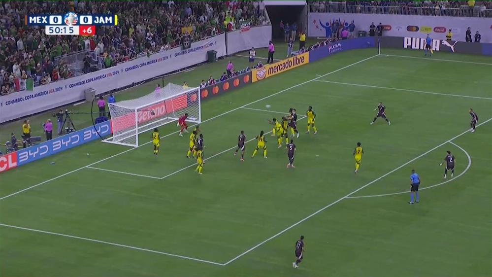 COPA AMERICA 2024 | Μεξικό - Τζαμάικα | Κεφαλιά του Μόντες στην αγκαλιά του Γουέιντ