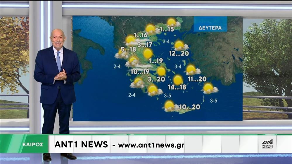 Δελτίο καιρού στις 20:00 – 29-11-2025 
