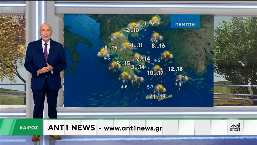 Δελτίο καιρού στις 20:00 – 20-01-2026
