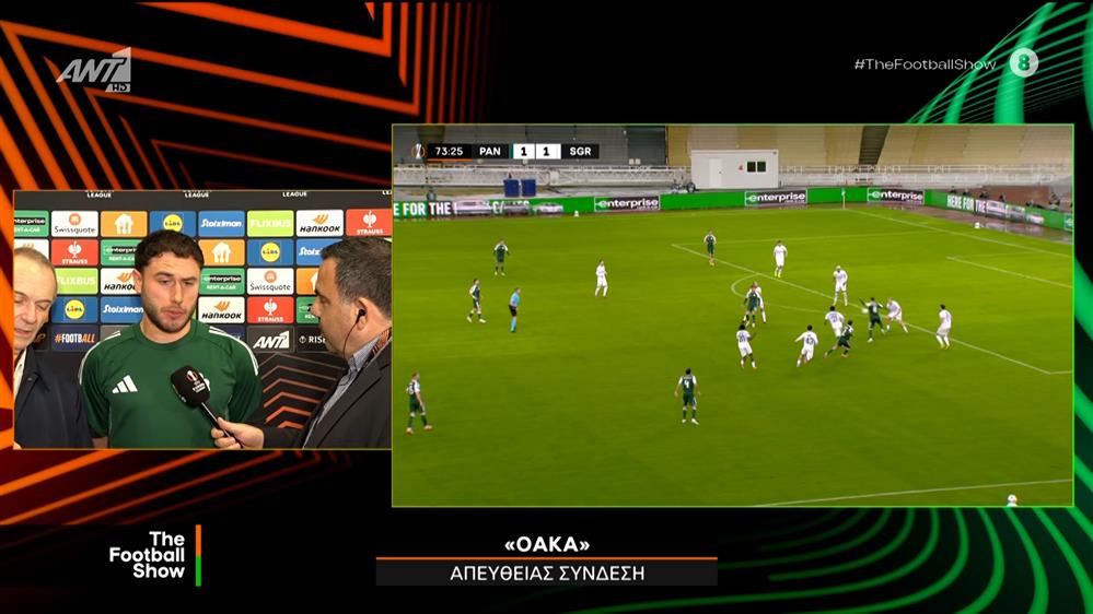 Ο Νταβίντε Καλάμπρια στον ΑΝΤ1