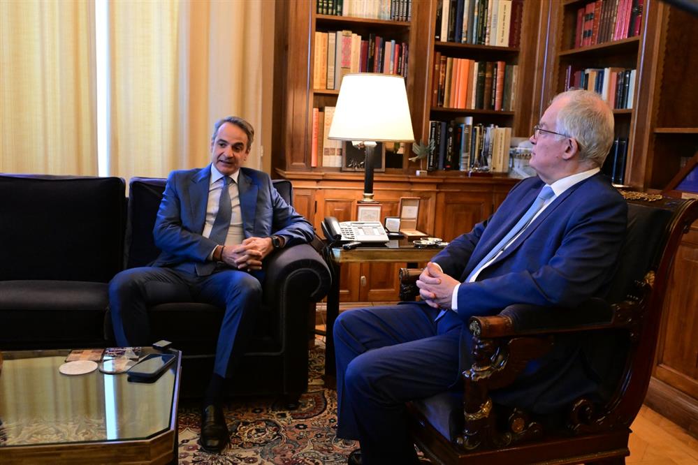 Μητσοτάκης - Τασούλας - Συνάντηση Μητσοτάκης - Τασούλας - Συνάντηση