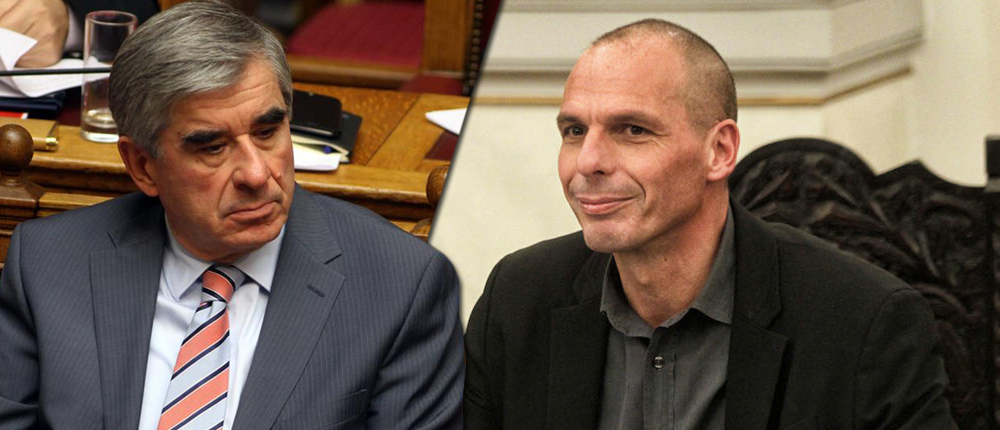 υπουργός Οικονομικών - Γιάνης Βαρουφάκης - υπουργός Επικρατείας - Παναγιώτης Νικολούδης