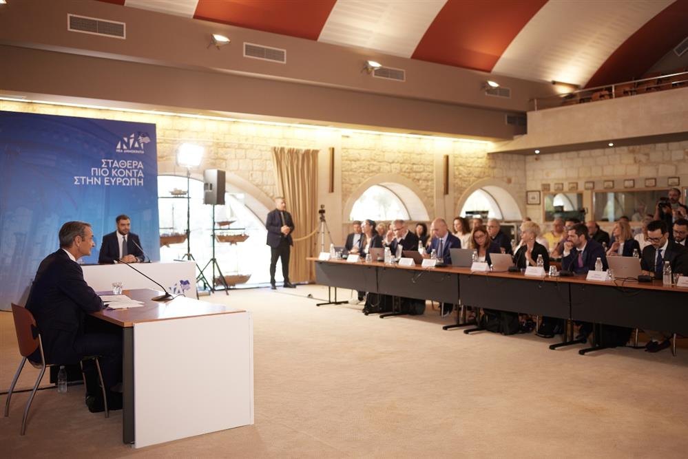 Μητσοτάκης - Διακαναλική συνέντευξη Τύπου