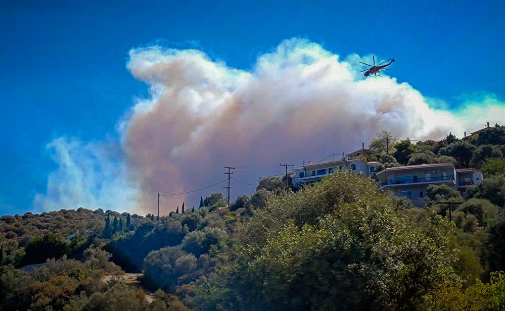 Φωτιά στην Εύβοια