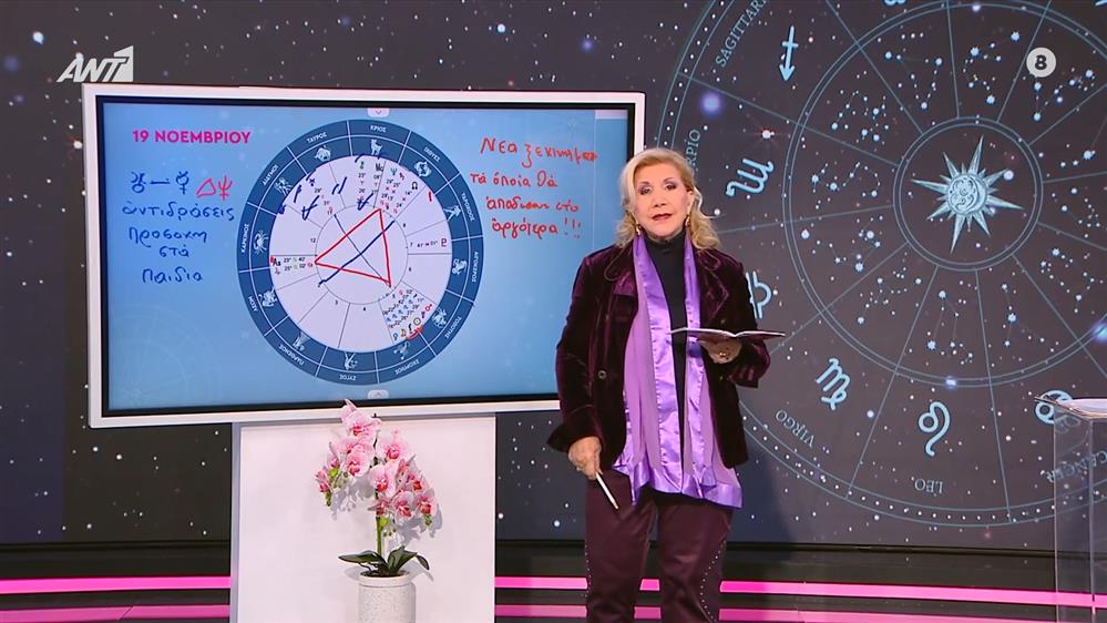 Αστρολογία με την υπογραφή της Λίτσας Πατέρα| Καρκίνος (19/11/2025)

