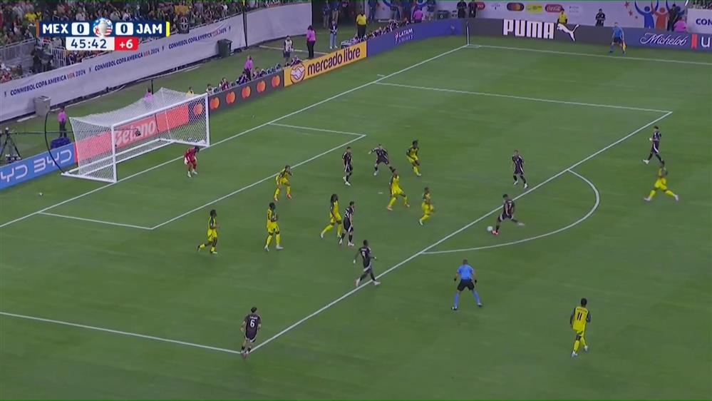 COPA AMERICA 2024 | Μεξικό - Τζαμάικα | Πλασέ του Ρόμο ελάχιστα εκατοστά άουτ