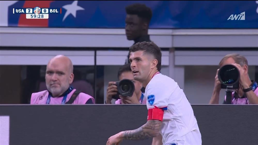 COPA AMERICA 2024| HΠΑ - Βολιβία | Κοντά στο 3-0 οι ΗΠΑ, μετά την τρομερή ενέργεια του Πούλισικ στο 60'!