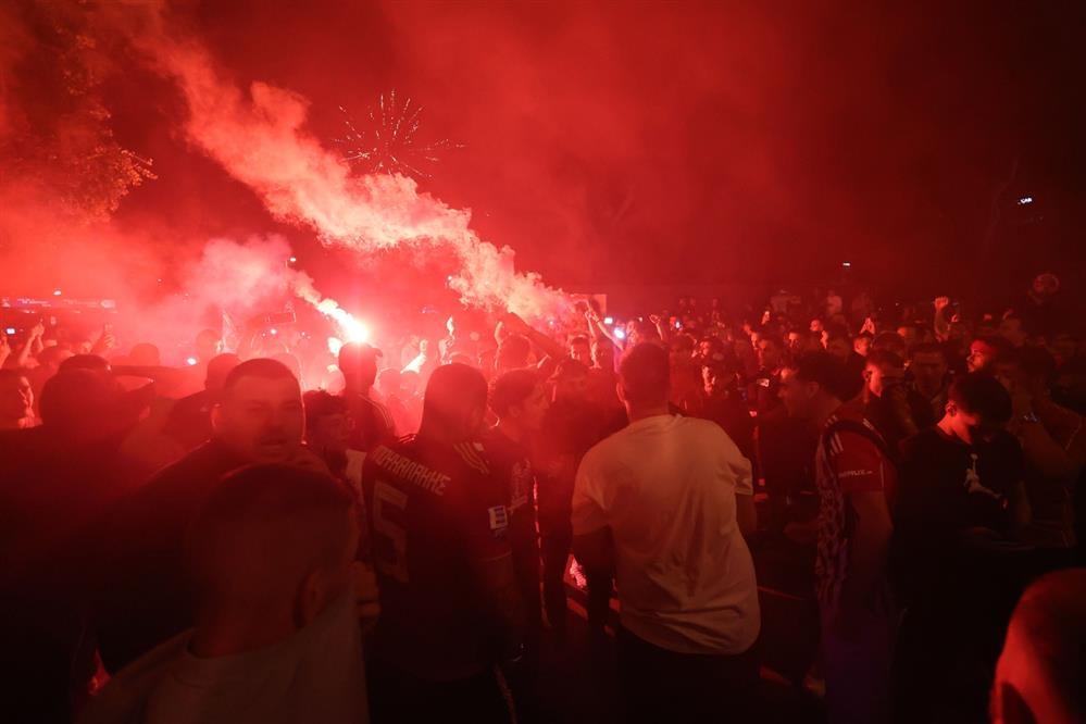 Ολυμπιακός - Πανηγυρισμοί - Ηράκλειο Κρήτης