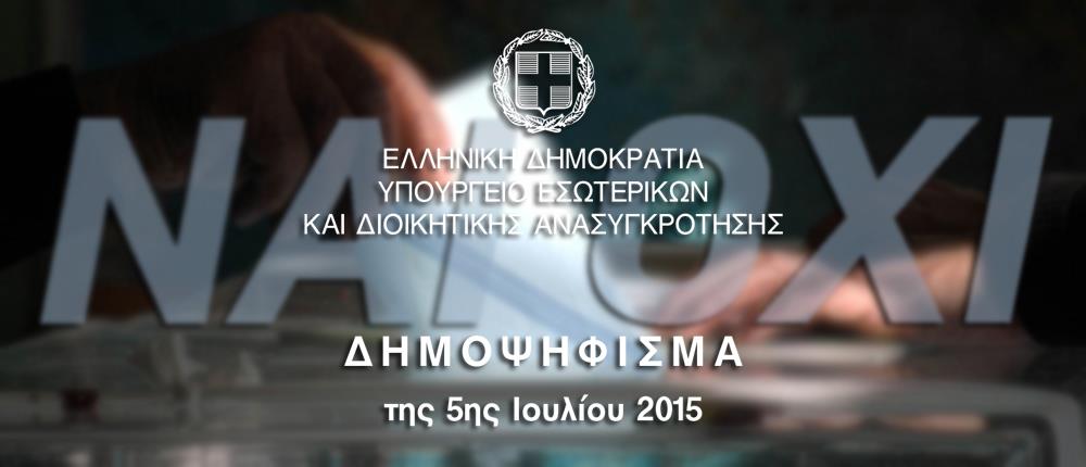 δημοψήφισμα - εγκρίνεται - δεν εγκρίνεται - ψηφοδέλτιο