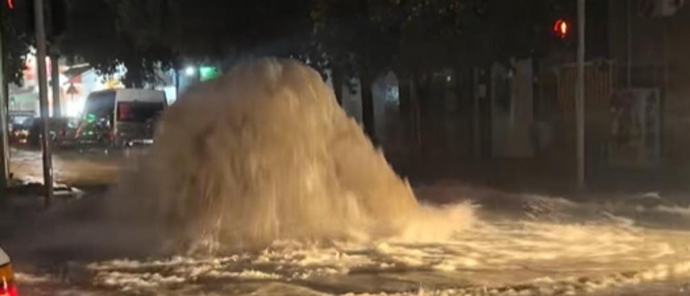 Καλλιθέα - Κακοκαιρία Byron: Η ανακοίνωση του Δήμου για το... "σιντριβάνι" βροχής