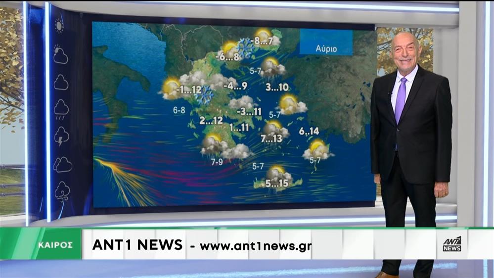 Δελτίο καιρού στις 13:15 – 19-01-2026