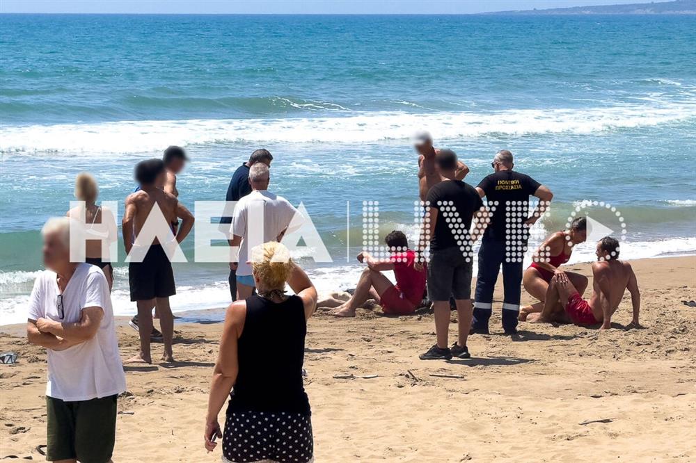 Ηλεία - νεκρός - θάλασσα