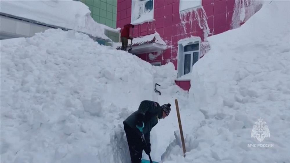 Ρωσία: Δύο νεκροί από τη σφοδρή χιονόπτωση στην Καμτσάτκα