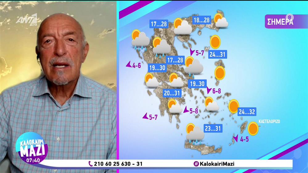 Καιρός - Καλοκαίρι Μαζί - 08/09/2023