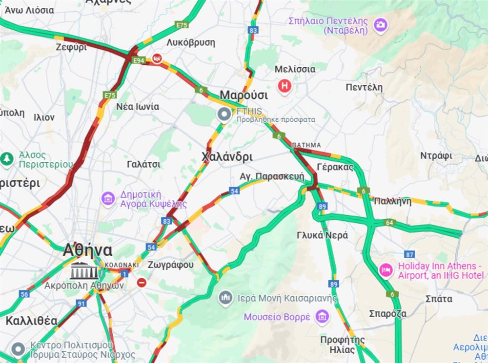 κινηση - χάρτης