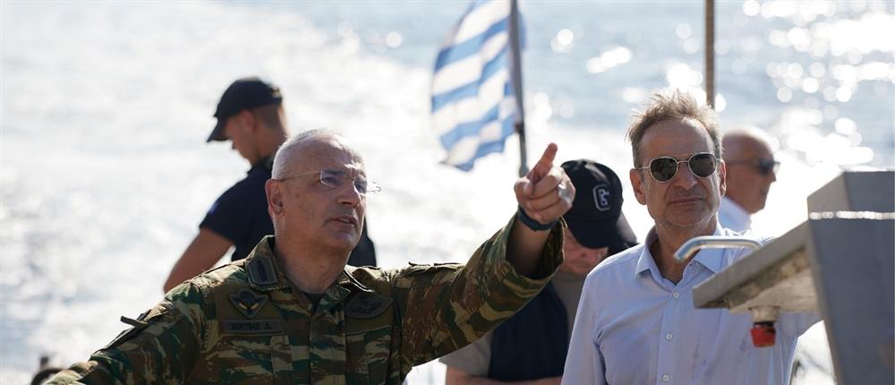 Η επίσκεψη του Κυριάκου Μητσοτάκη στα ακριτικά φυλάκια και το μήνυμα στήριξης στις Ένοπλες Δυνάμεις