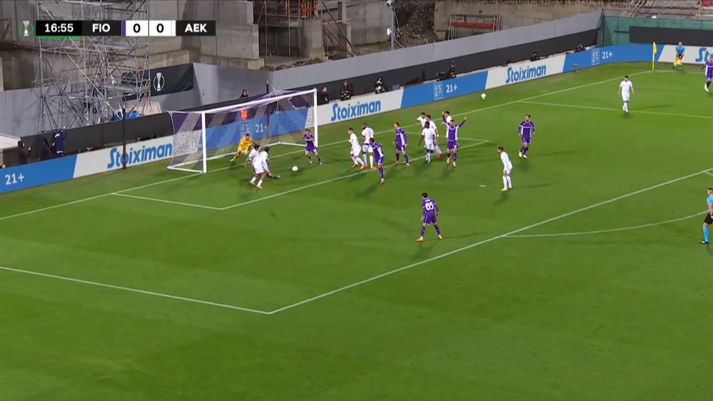 Φιορεντίνα - ΑΕΚ | Ακυρώθηκε το γκολ του Γκούντμουντσον στο 17ο λεπτό